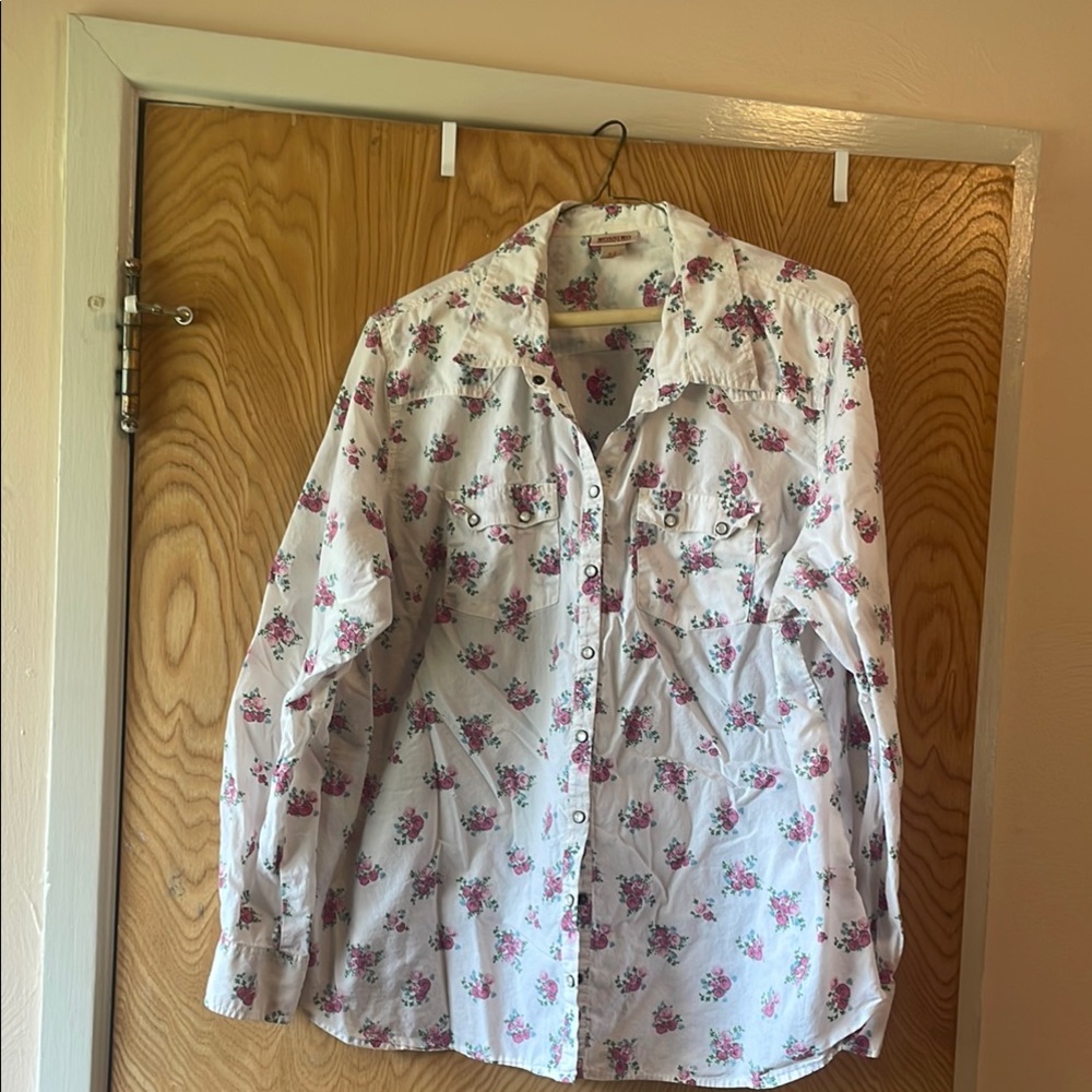 Floral Button-Up Shirt